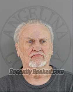 Booking photo from Angelina County, Texas