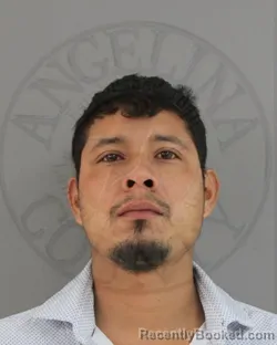 Booking photo from Angelina County, Texas