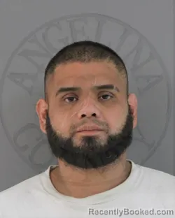 Booking photo from Angelina County, Texas