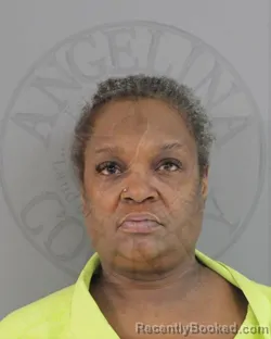 Booking photo from Angelina County, Texas