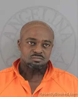 Booking photo from Angelina County, Texas