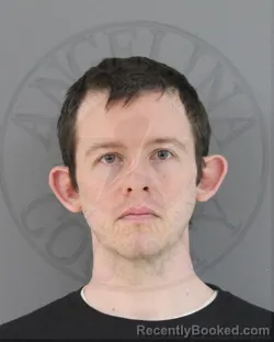 Booking photo from Angelina County, Texas