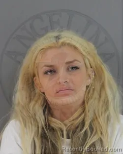 Booking photo from Angelina County, Texas