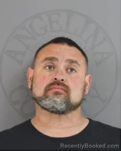 Mugshot of MICHAEL STEPHEN ALLSBROOKS booked in Angelina County, Texas on March 4, 2026