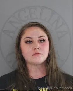 Booking photo from Angelina County, Texas