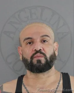 Mugshot of LUIS GERARDO MORALES-RAMIREZ booked in Angelina County, Texas on May 7, 2026