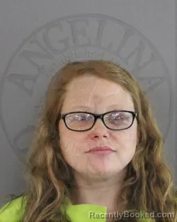 Mugshot of KAULA MARIE SMITH booked in Angelina County, Texas on May 10, 2026