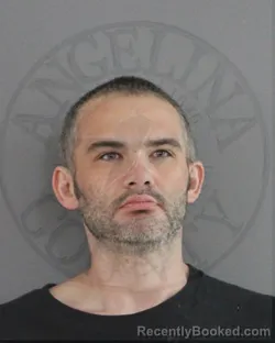 Mugshot of JACOB DANIEL DOBSON booked in Angelina County, Texas on May 11, 2026