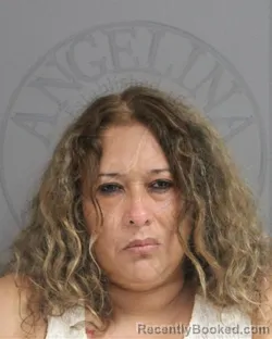 Mugshot of BLANCA ALVAREZ booked in Angelina County, Texas on August 4, 2026