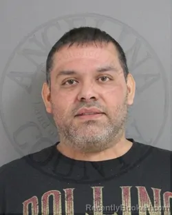 Mugshot of Adrian Lopez booked in Angelina County, Texas on August 6, 2026