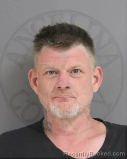Mugshot of Curtis Wesley Shaver booked in Angelina County, Texas on August 6, 2026