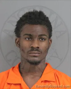 Mugshot of Jaylen Jabbar Nichols booked in Angelina County, Texas on August 21, 2026
