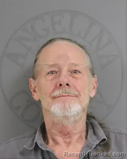 Mugshot of Terry Dewayne Caskey booked in Angelina County, Texas on September 13, 2026