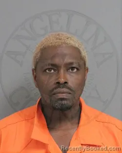 Mugshot of Edward Danyel George booked in Angelina County, Texas on September 28, 2026