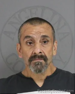 Mugshot of Jerry Wayne Whisenant booked in Angelina County, Texas on September 28, 2026
