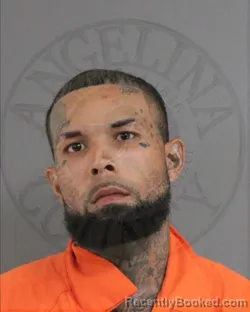 Mugshot of Joshua Jacorey Fields booked in Angelina County, Texas on September 29, 2026