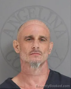 Mugshot of Larry Don Middleton booked in Angelina County, Texas on September 30, 2026