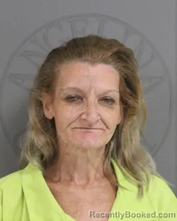 Mugshot of Mary Ann Russell booked in Angelina County, Texas on October 2, 2026