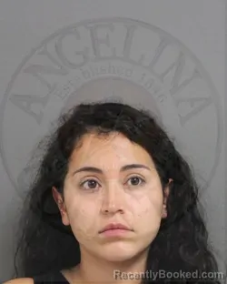 Mugshot of Leslie Regina Bonilla booked in Angelina County, Texas on October 3, 2026