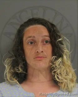 Mugshot of Bridget Nicol Hooks booked in Angelina County, Texas on October 5, 2026