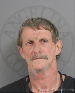 Mugshot of Michael Dewayne Stites booked in Angelina County, Texas on October 5, 2026