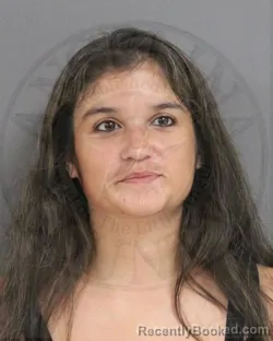 Mugshot of Staci Lynn Delgado booked in Angelina County, Texas on October 7, 2026