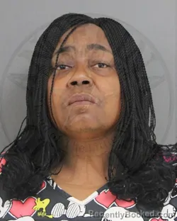 Mugshot of Joyce Marie Frost booked in Angelina County, Texas on October 8, 2026