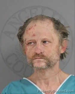 Mugshot of Randale L Maynard booked in Angelina County, Texas on October 12, 2026