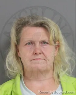 Mugshot of Crystal Gale Luce booked in Angelina County, Texas on October 12, 2026