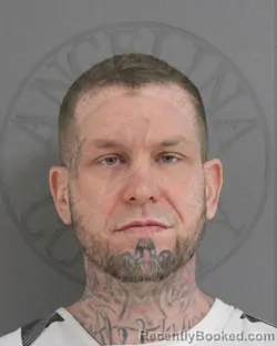 Mugshot of Christopher Shawn Smith booked in Angelina County, Texas on October 17, 2026