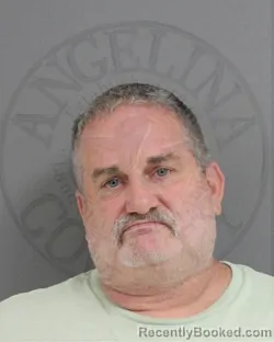 Mugshot of Robert James Chesson booked in Angelina County, Texas on October 17, 2026