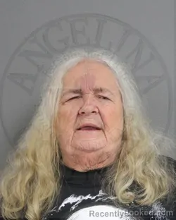 Mugshot of Tammy Sargent booked in Angelina County, Texas on October 19, 2026