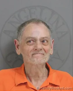 Mugshot of Michael Andrews booked in Angelina County, Texas on October 20, 2026