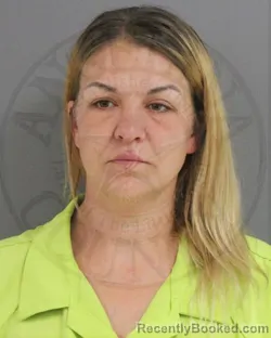 Mugshot of Kimberlee Jo Solis booked in Angelina County, Texas on October 21, 2026