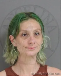 Mugshot of Breanna Steveson booked in Angelina County, Texas on October 26, 2026
