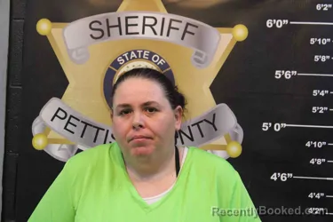 Mugshot of KRISTY WHITE booked in Pettis County, Missouri on April 24, 2026