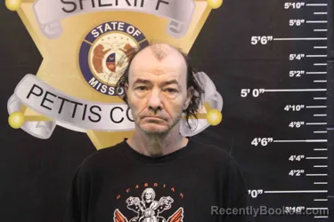 Mugshot of RUSSELL KELSO booked in Pettis County, Missouri on April 10, 2026