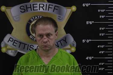 Booking photo from Pettis County, Missouri