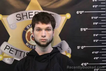 Mugshot of JOSEPH WELLER booked in Pettis County, Missouri on April 3, 2026