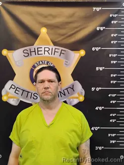 Mugshot of BRIAN BELLECI booked in Pettis County, Missouri on April 23, 2026