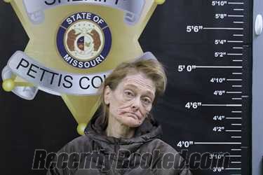 Booking photo from Pettis County, Missouri