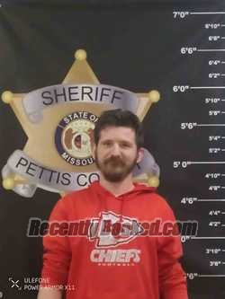 Booking photo from Pettis County, Missouri