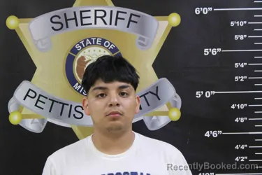 Mugshot of ANTONIO QUETZECUA booked in Pettis County, Missouri on April 3, 2026