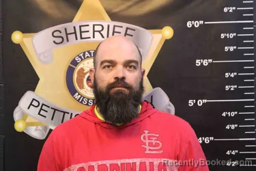 Mugshot of DANIEL MCGRAW booked in Pettis County, Missouri on April 3, 2026