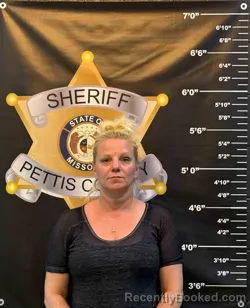 Mugshot of PENNY KISNER booked in Pettis County, Missouri on April 8, 2026