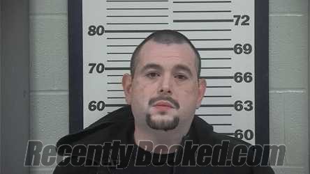 Booking photo from Platte County, Missouri