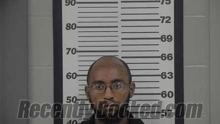 Booking photo from Platte County, Missouri
