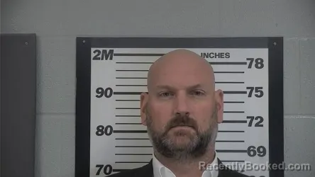 Booking photo from Platte County, Missouri