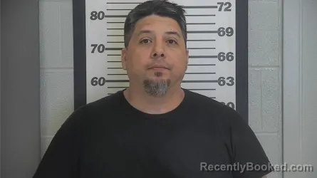 Mugshot of Charles Mucio Alvarado booked in Platte County, Missouri on September 13, 2026