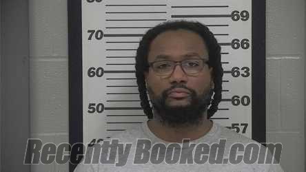 Booking photo from Platte County, Missouri